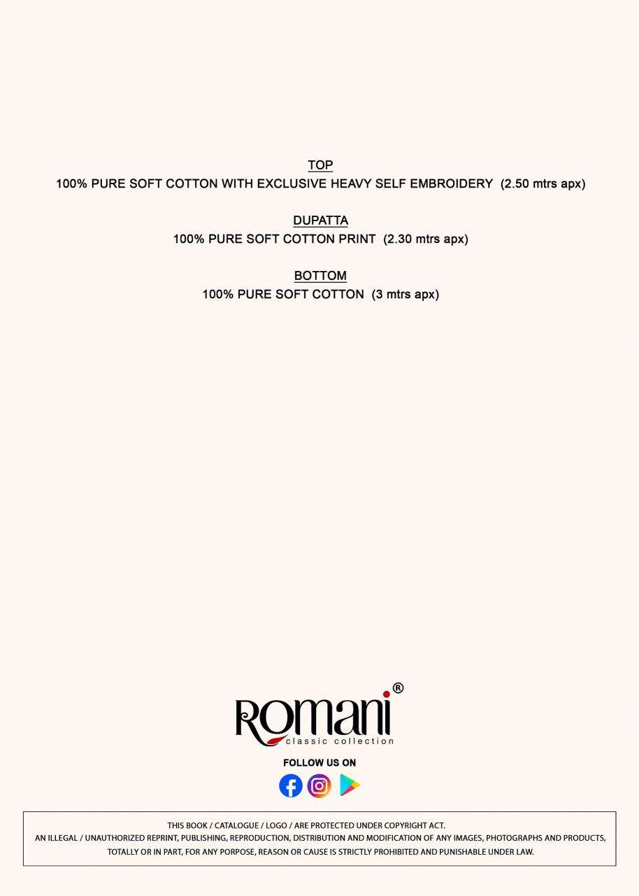 Romani needle wonder vol 5 Dress materials wholesale in Hyderabad