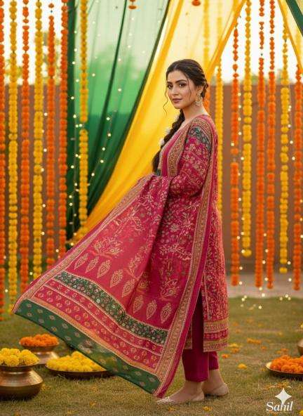 Sahilprints digital printed pakistani suits  supplier in kolkata