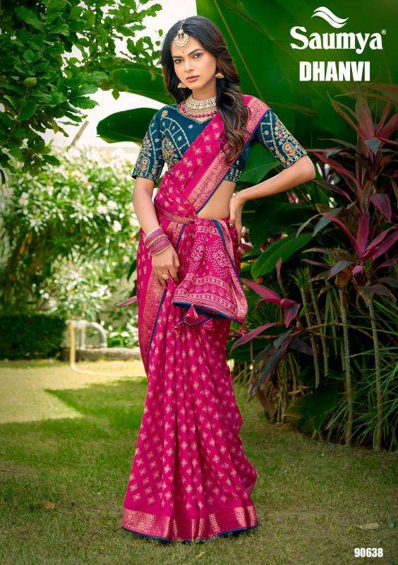 Saumya dhanvi Saree manufacturers in Pune