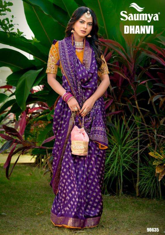 Saumya dhanvi Saree manufacturers in Pune