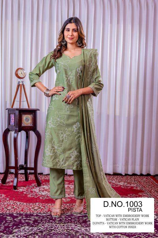 Shivay straight cut 3pcs Kurtis wholesale prices in Surat