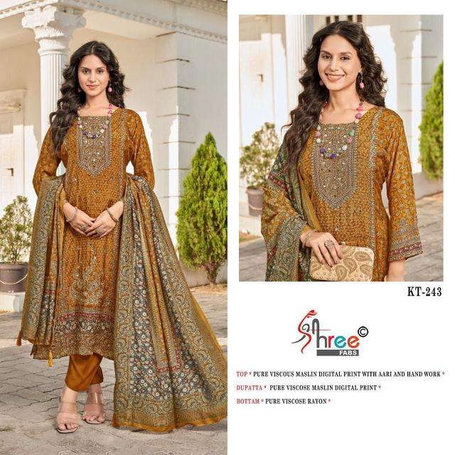Shree fab KT - 243 Surat wholesale salwar kameez