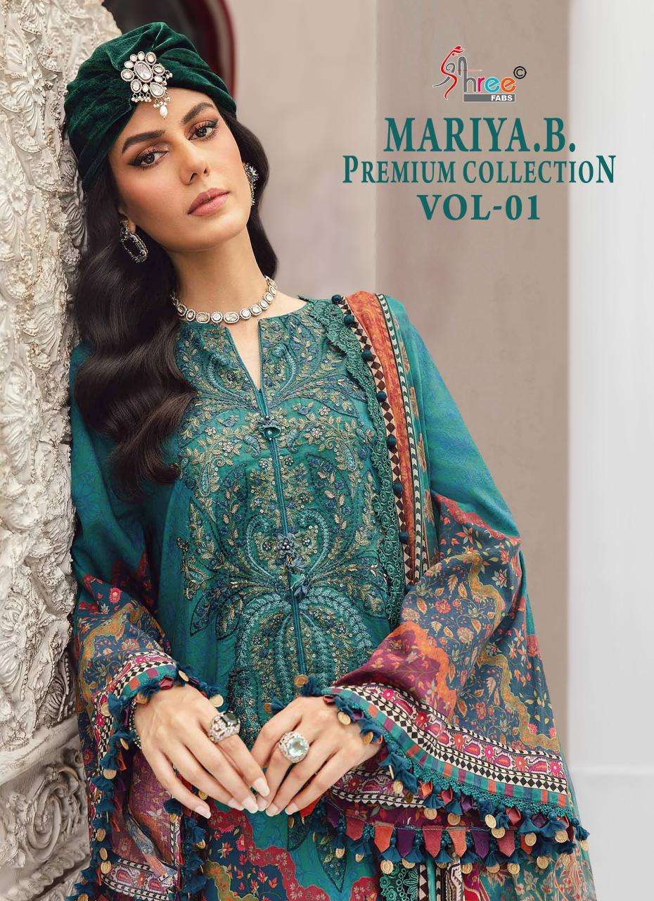 Shree fab mariya b premium collection vol-1 pakistani suits manufacturers in Mumbai