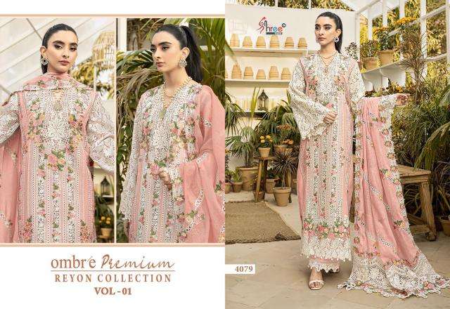 Shree fab ombre premium reyon collection vol-1 Wholesale Salwar Kameez in Hyderabad