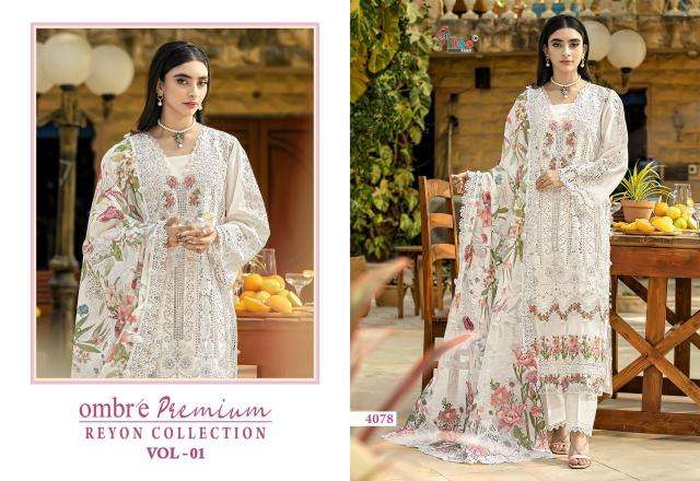 Shree fab ombre premium reyon collection vol-1 Wholesale Salwar Kameez in Hyderabad