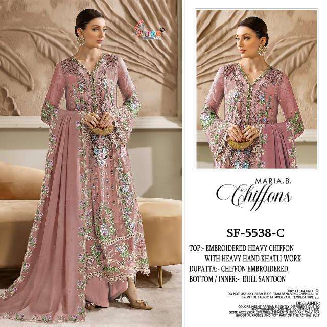 Shree fabs chiffons maria.b SF-5538 Surat Salwar Suit Manufacturers