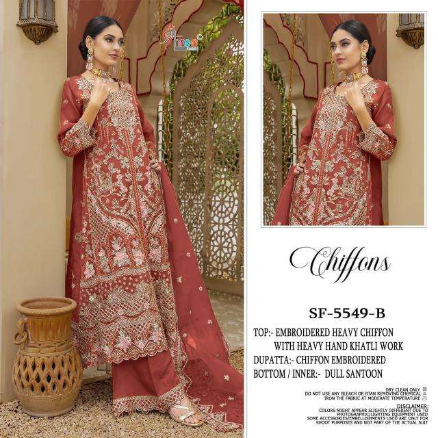 Shree fabs d.no SF-5549 chiffons Bulk Salwar Kameez market in Hyderabad