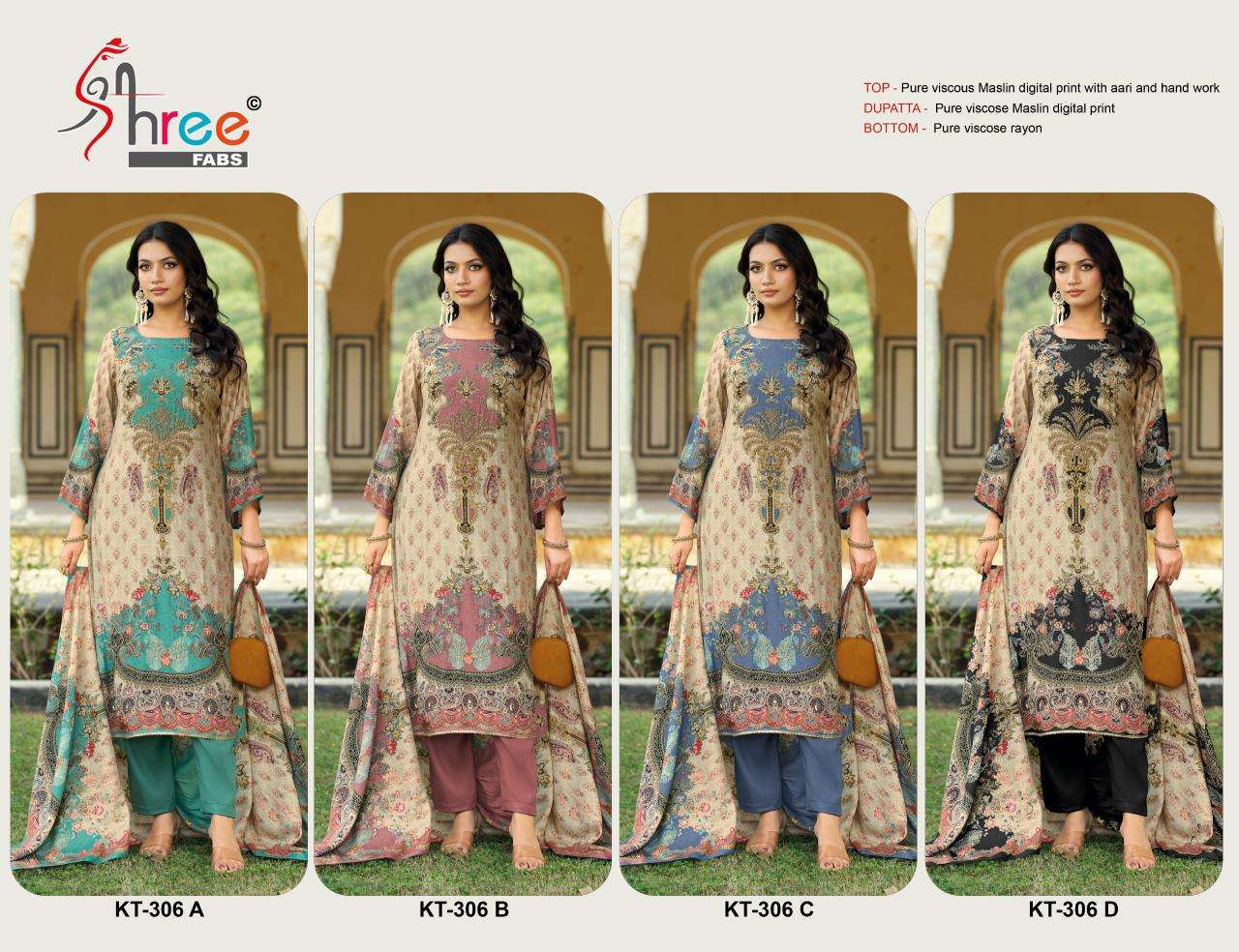 Shree fabs KT - 306 pakistani suits Shops in Mumbai