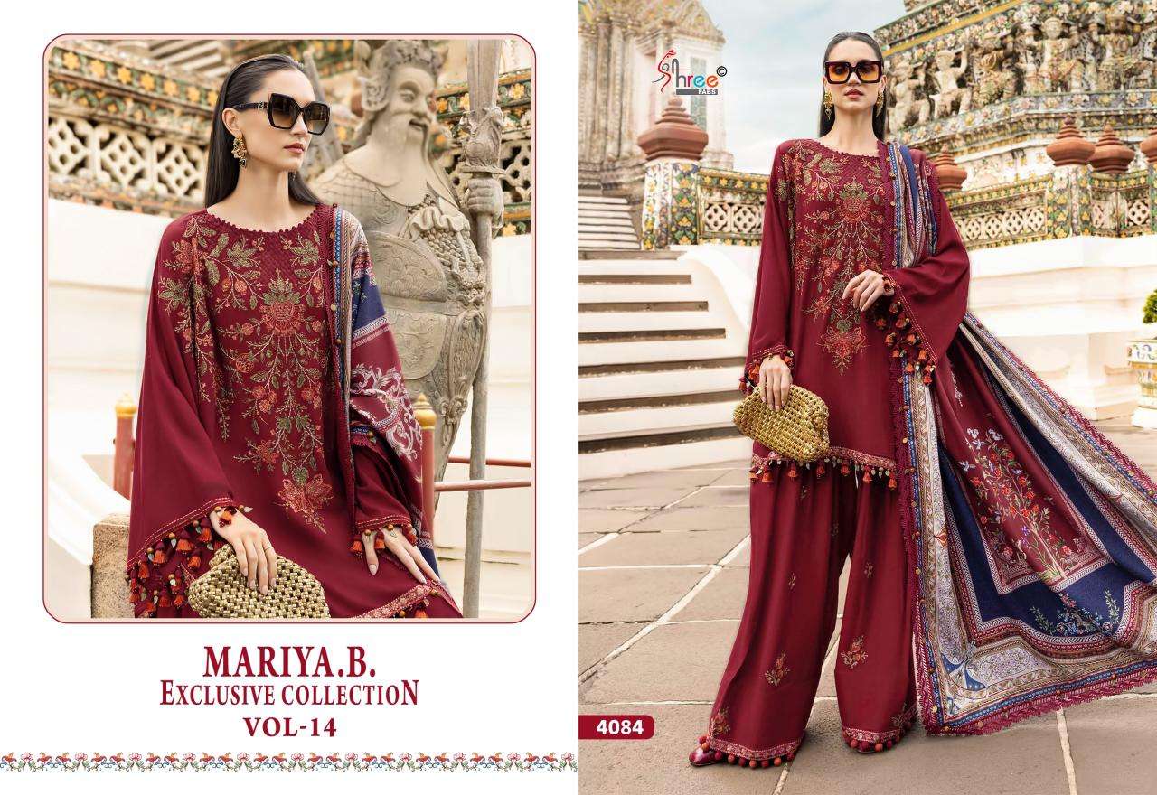 Shree fabs maria b exclusive collection vol-14 Designer Salwar Kameez Distributor
