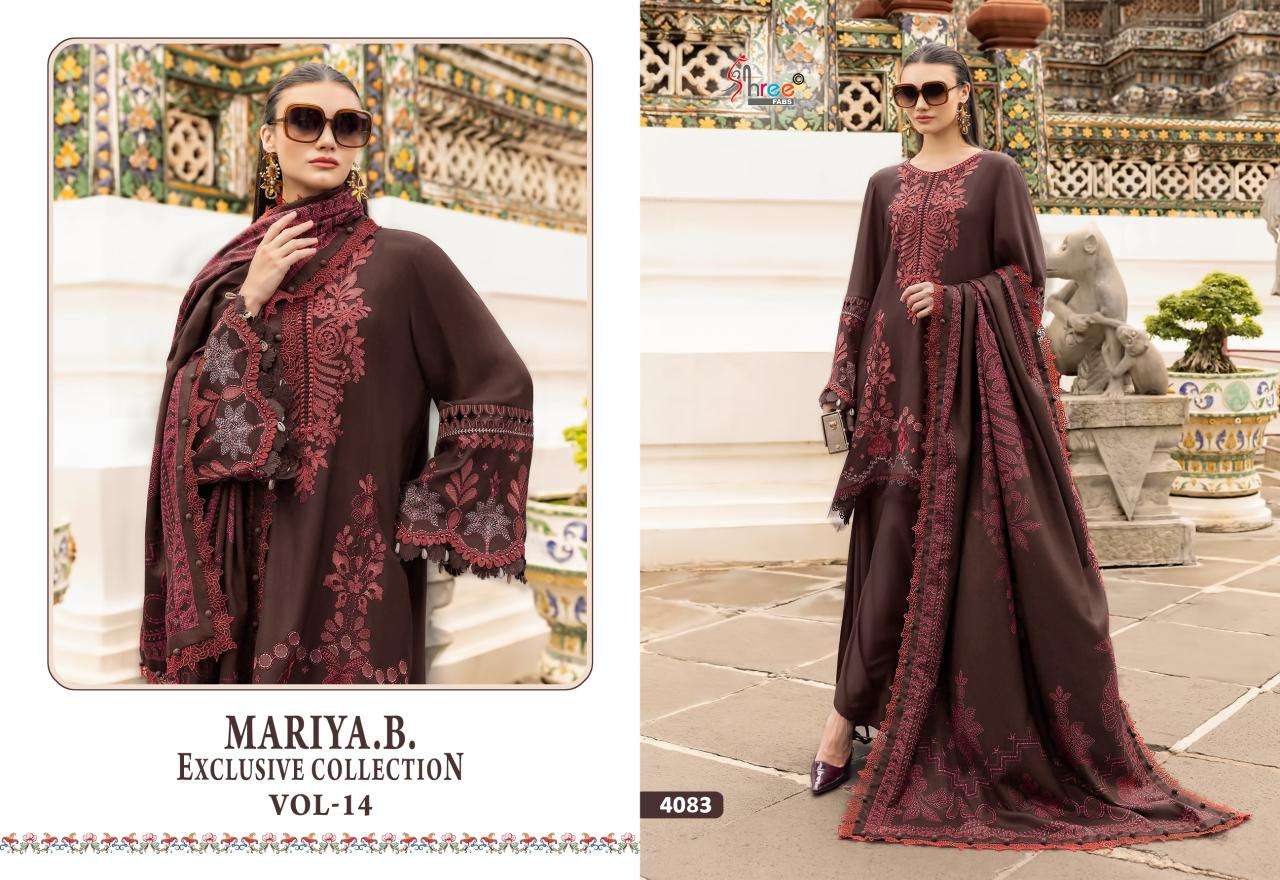 Shree fabs maria b exclusive collection vol-14 Designer Salwar Kameez Distributor