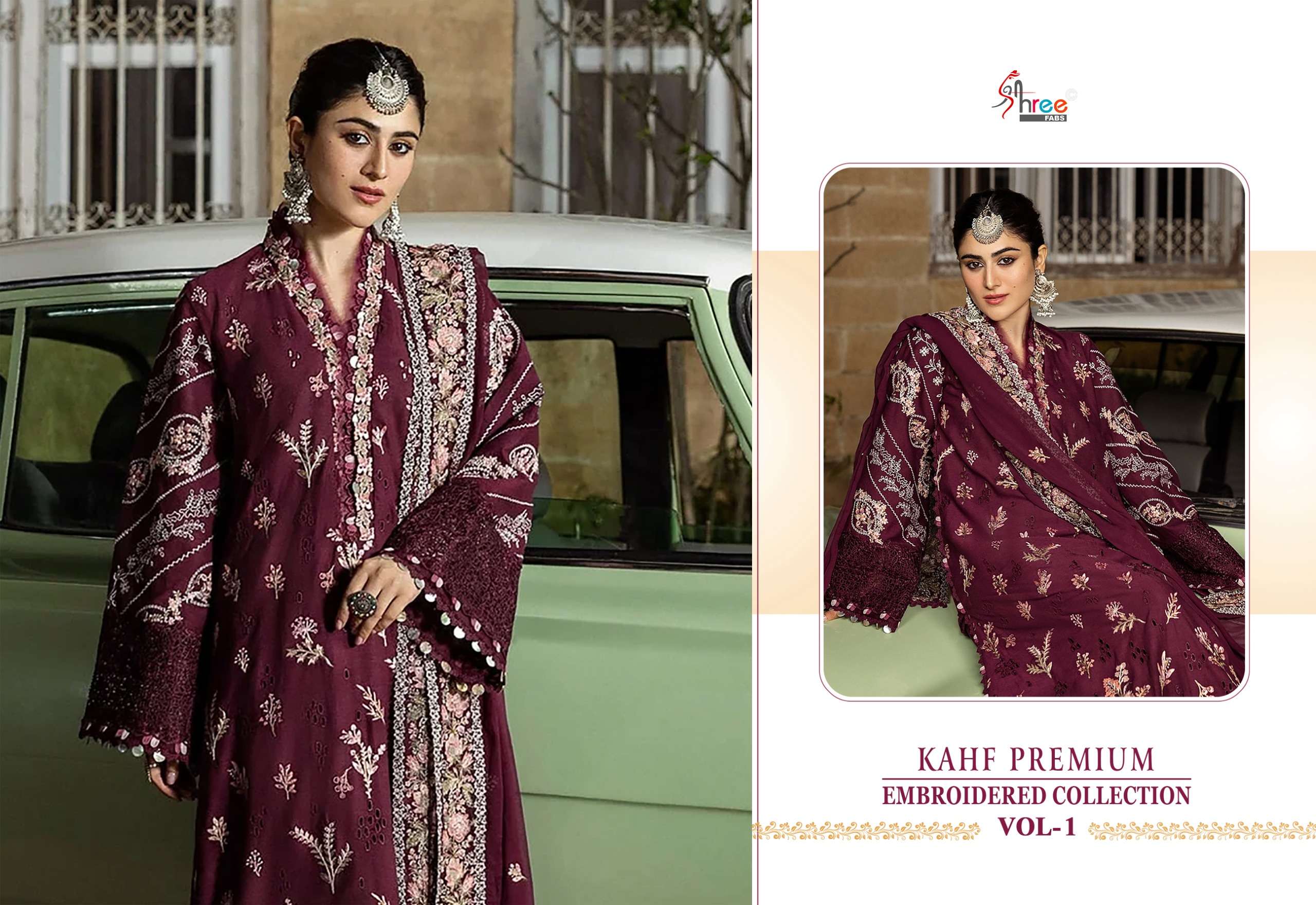 Shree Kahf Premium Embroidered Collection Vol 1 Indian Salwar Kameez suppliers
