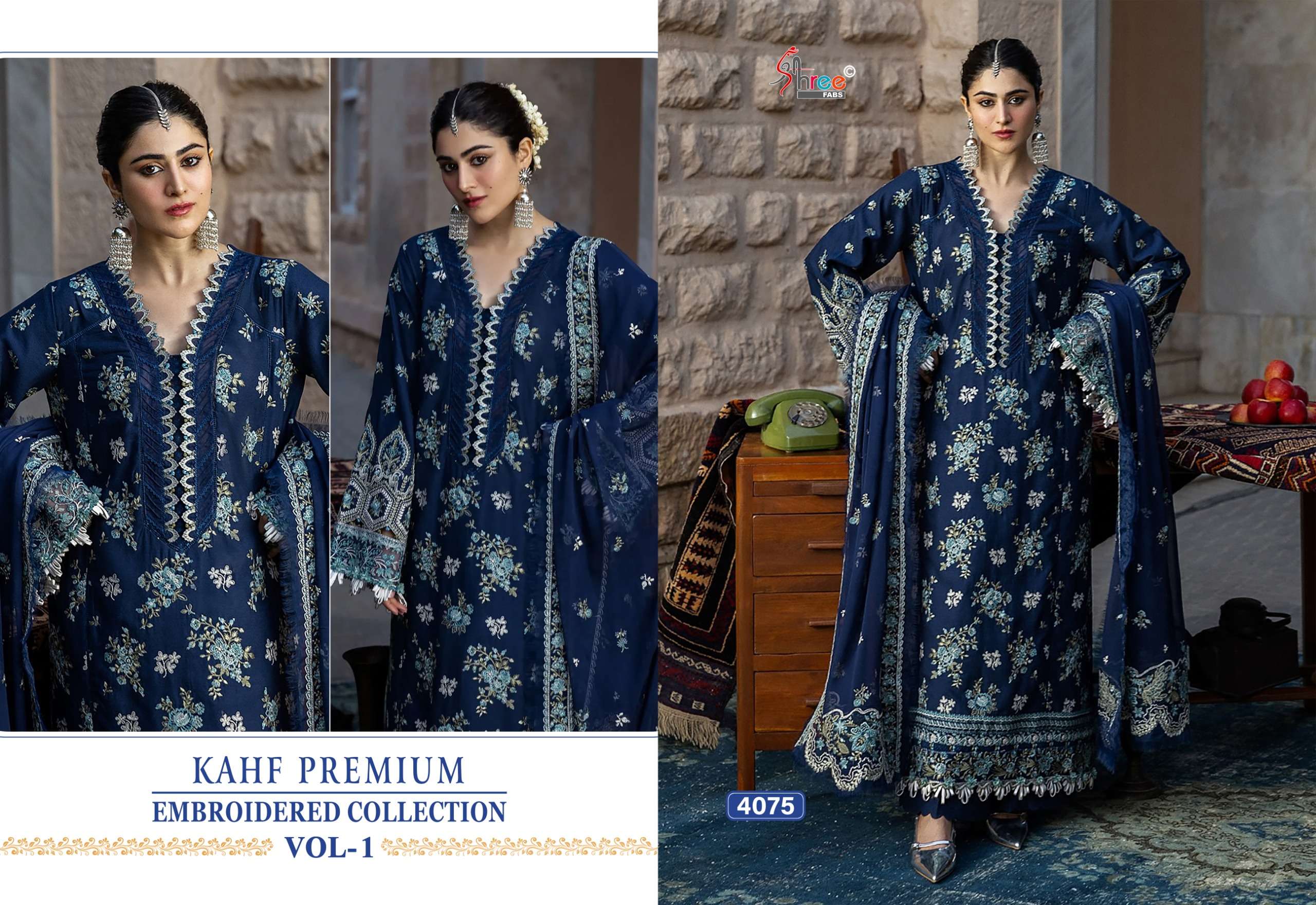 Shree Kahf Premium Embroidered Collection Vol 1 Indian Salwar Kameez suppliers