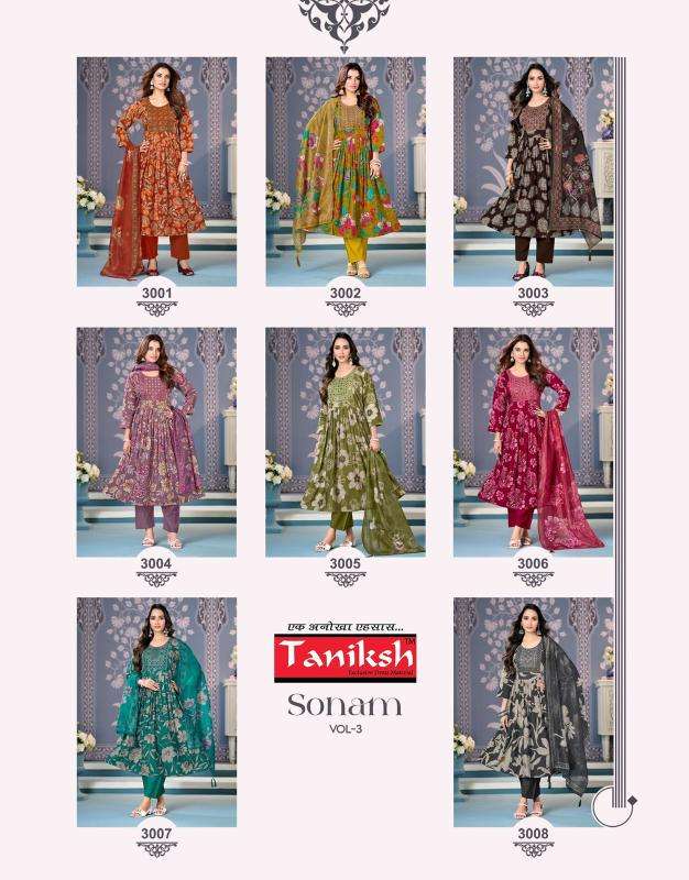 Taniksh sonam vol 3 Designer Kurtis wholesale in Gujarat