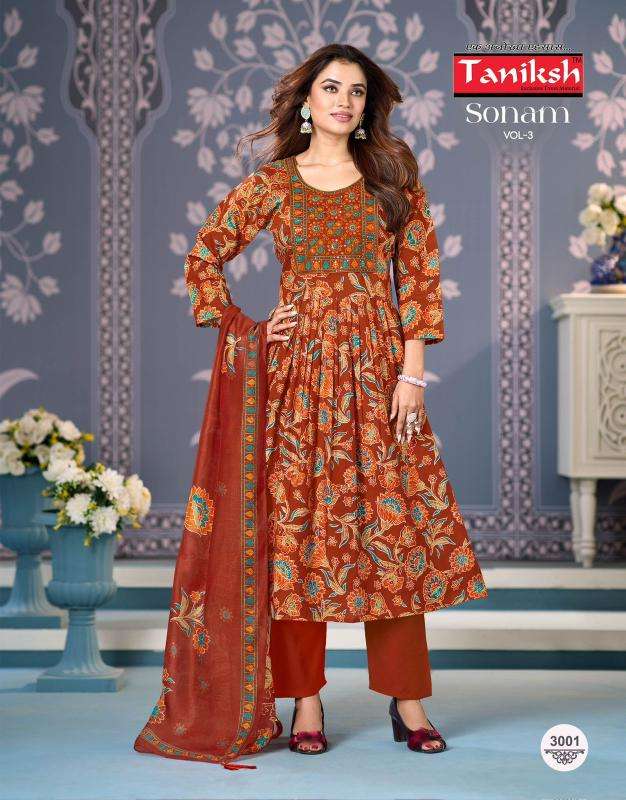 Taniksh sonam vol 3 Designer Kurtis wholesale in Gujarat