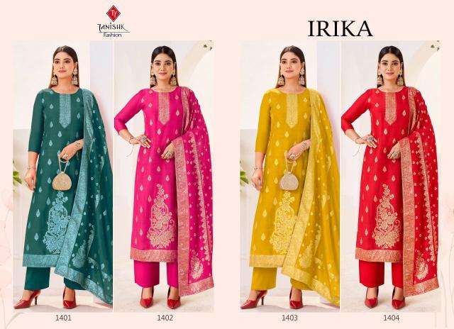 Tanishk irika Indian dress material wholesalers in ahmedabad