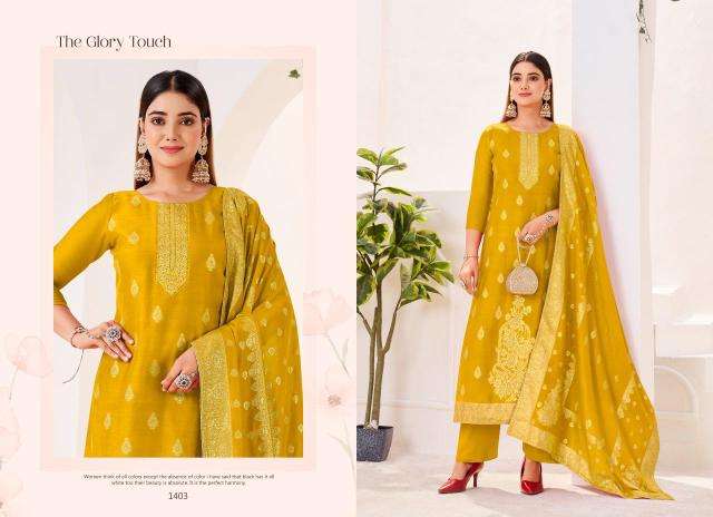 Tanishk irika Indian dress material wholesalers in ahmedabad