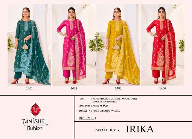 Tanishk irika Indian dress material wholesalers in ahmedabad
