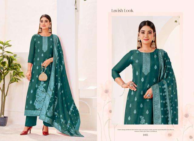 Tanishk irika Indian dress material wholesalers in ahmedabad