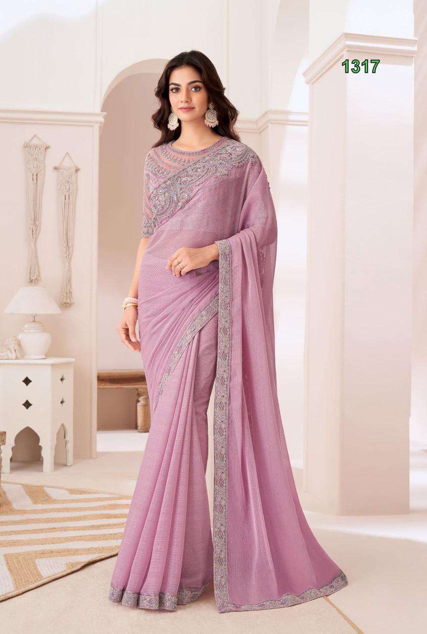 TFH sandalwood 13th edition Saree Wholesalers in Mumbai