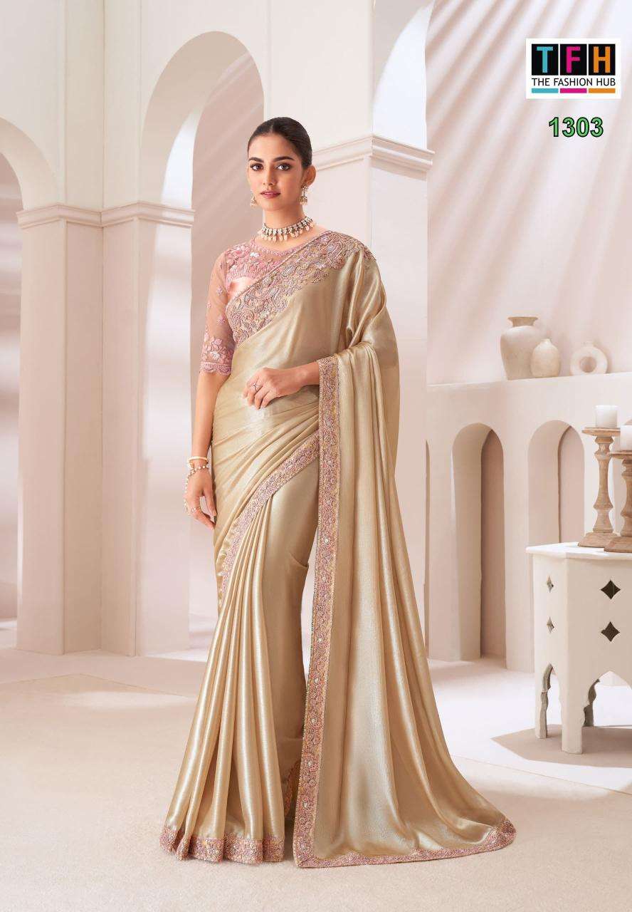 TFH sandalwood 13th edition Saree Wholesalers in Mumbai