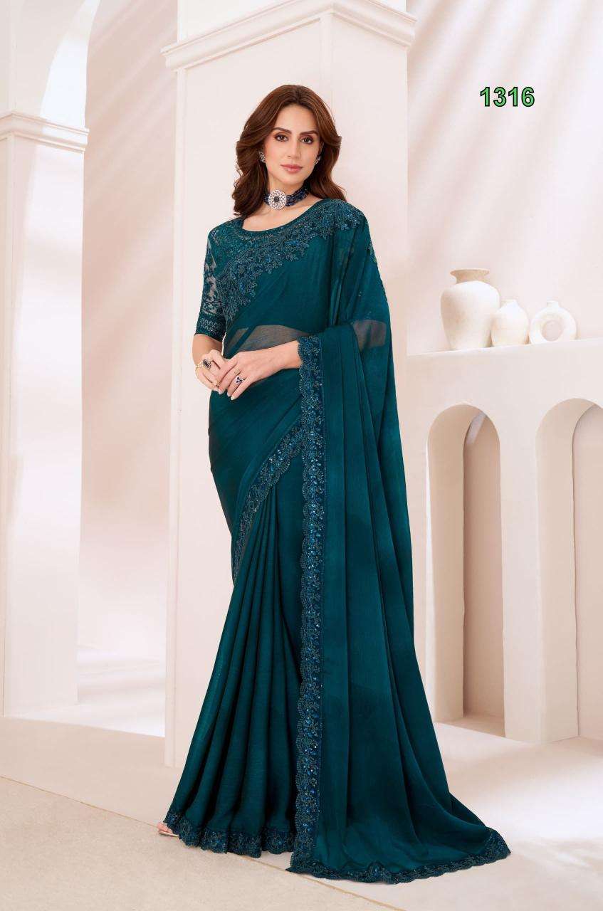 TFH sandalwood 13th edition Saree Wholesalers in Mumbai