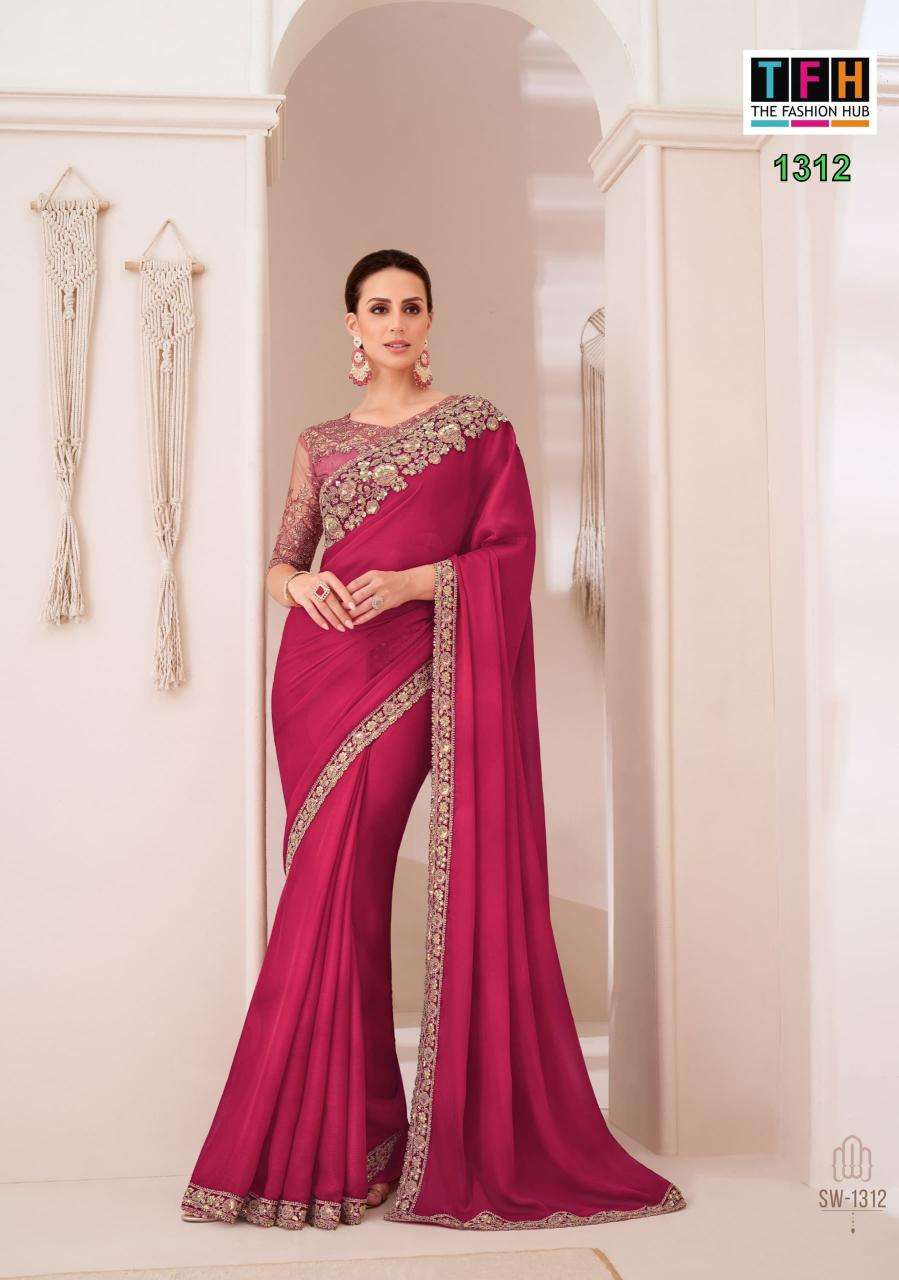 TFH sandalwood 13th edition Saree Wholesalers in Mumbai