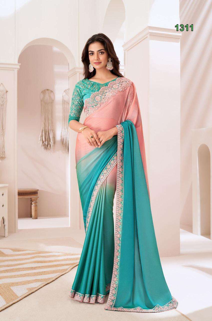 TFH sandalwood 13th edition Saree Wholesalers in Mumbai