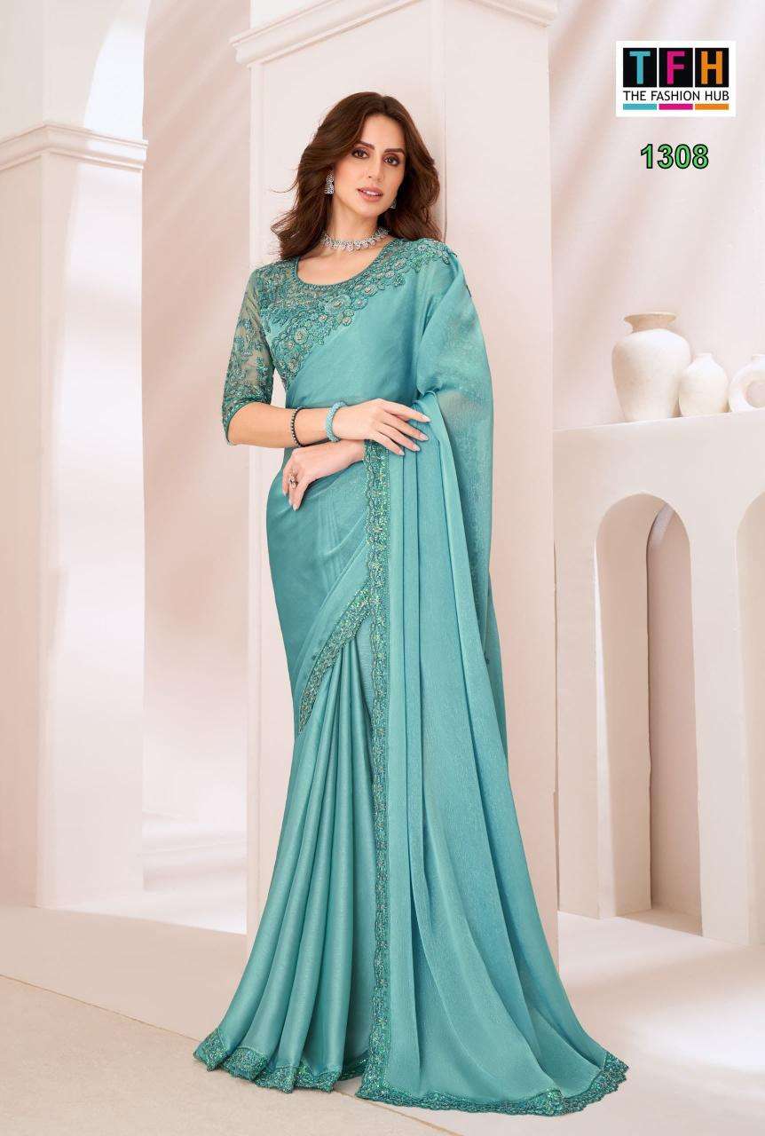 TFH sandalwood 13th edition Saree Wholesalers in Mumbai