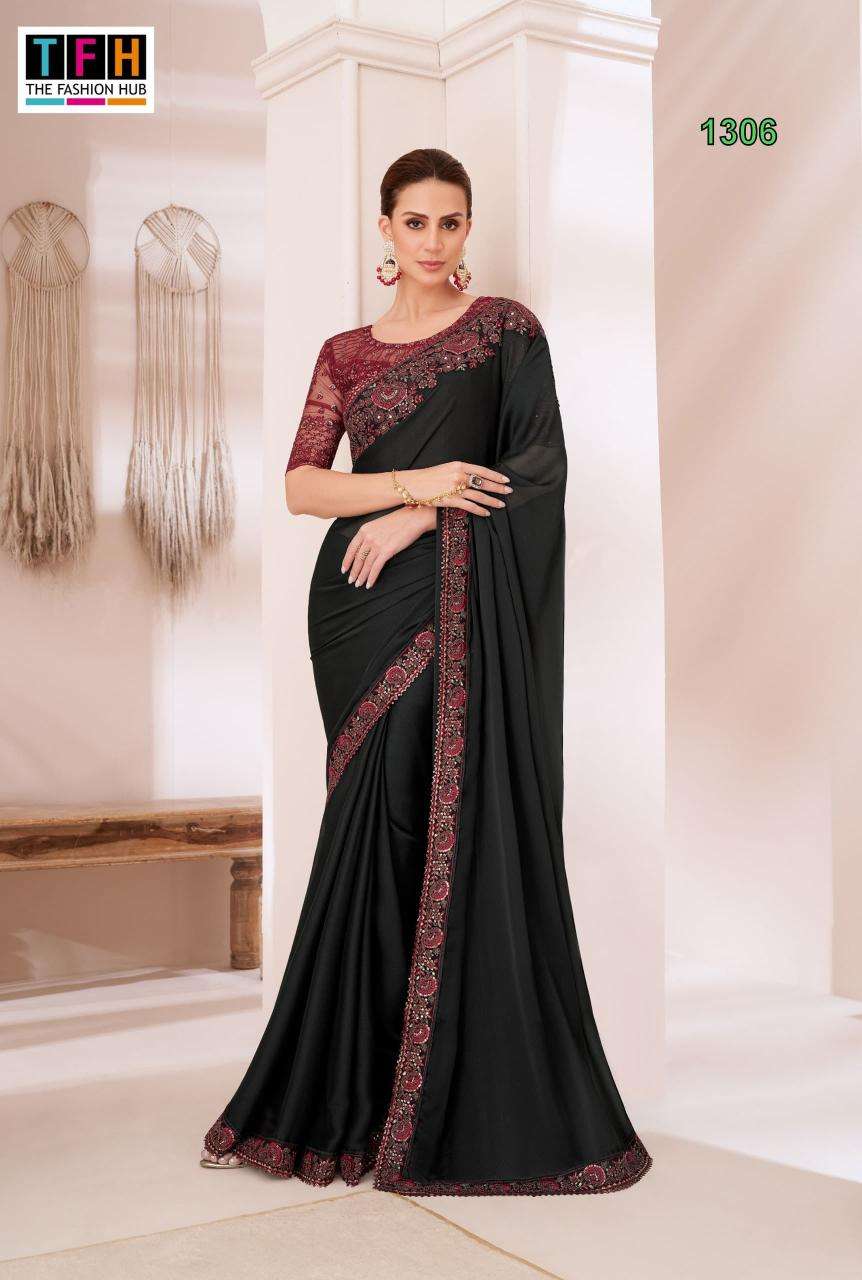 TFH sandalwood 13th edition Saree Wholesalers in Mumbai