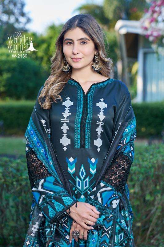 The wonder woman W-2136 Indian salwar kameez wholesalers