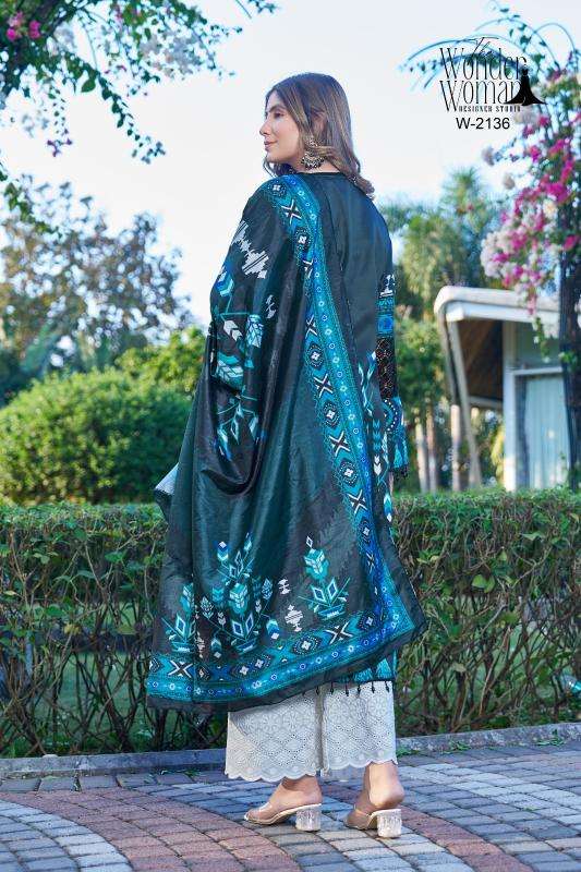 The wonder woman W-2136 Indian salwar kameez wholesalers