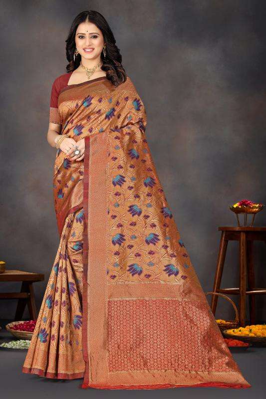 Triveni MN-04 banarasi silk Saree supplier in Pune