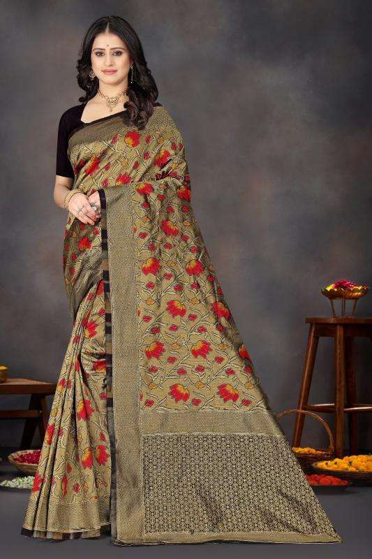 Triveni MN-04 banarasi silk Saree supplier in Pune
