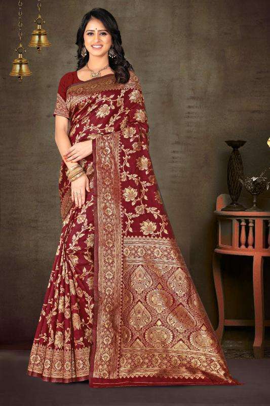 Triveni MN-07 banarasi silk Pune saree market