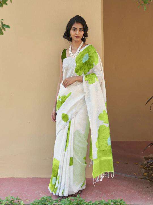 Triveni W-345 cotton Designer saree wholesalers in Pune