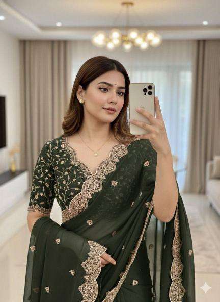 Tulsi embroidery Saree dealers in Ahmedabad