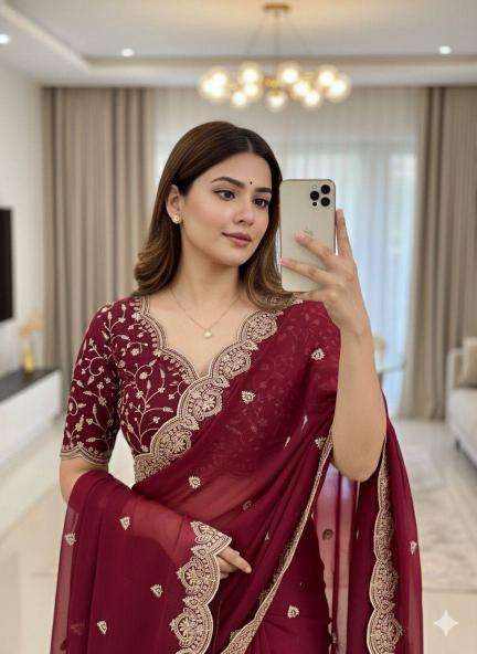 Tulsi embroidery Saree dealers in Ahmedabad