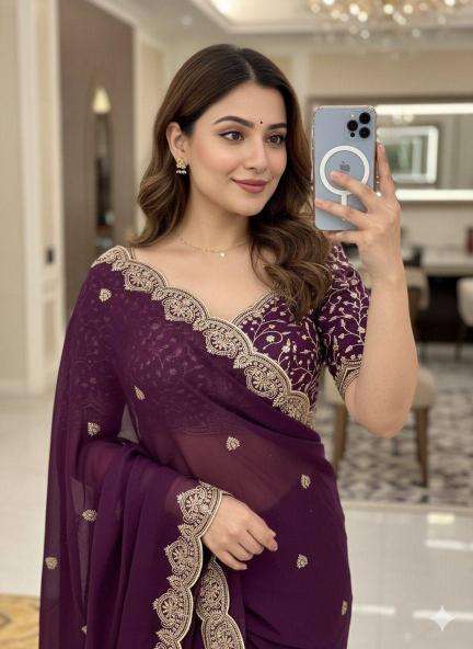 Tulsi embroidery Saree dealers in Ahmedabad