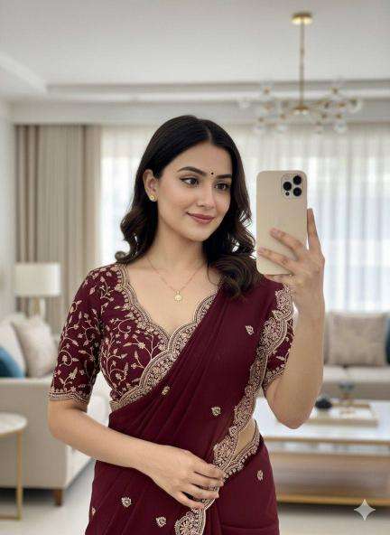 Tulsi embroidery Saree dealers in Ahmedabad