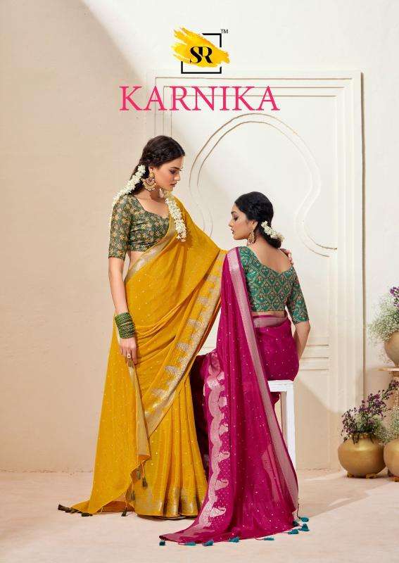 Tulsi karnika silk Wholesale sarees in Surat
