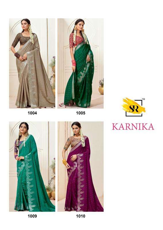 Tulsi karnika silk Wholesale sarees in Surat