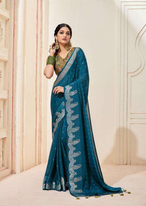 Tulsi karnika silk Wholesale sarees in Surat