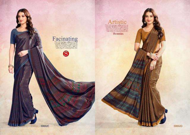 Tulsi star crapes Designer sarees in hydrabad
