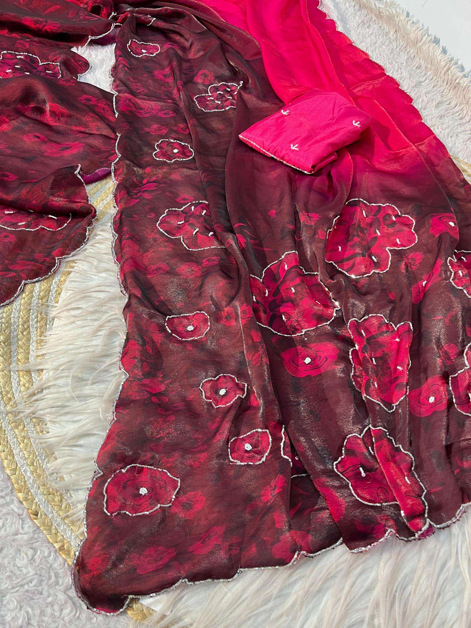 Vinayak prism print Saree wholesalers in India