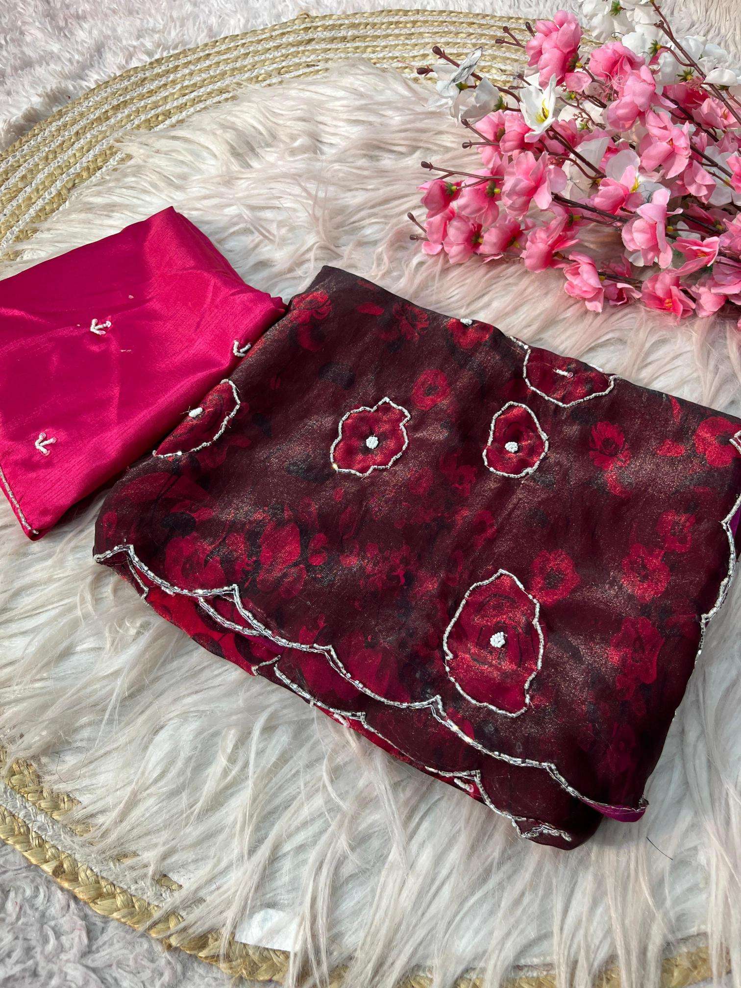 Vinayak prism print Saree wholesalers in India