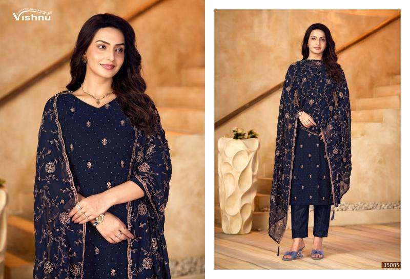 Vishnu shabnam Designer dress materials in Bangalore