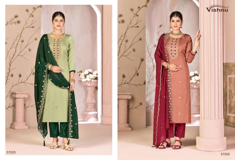 Vishnu simran Wholesale dress material catalogs in Surat