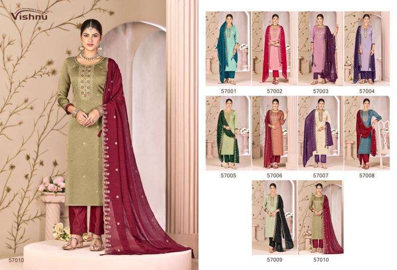 Vishnu simran Wholesale dress material catalogs in Surat