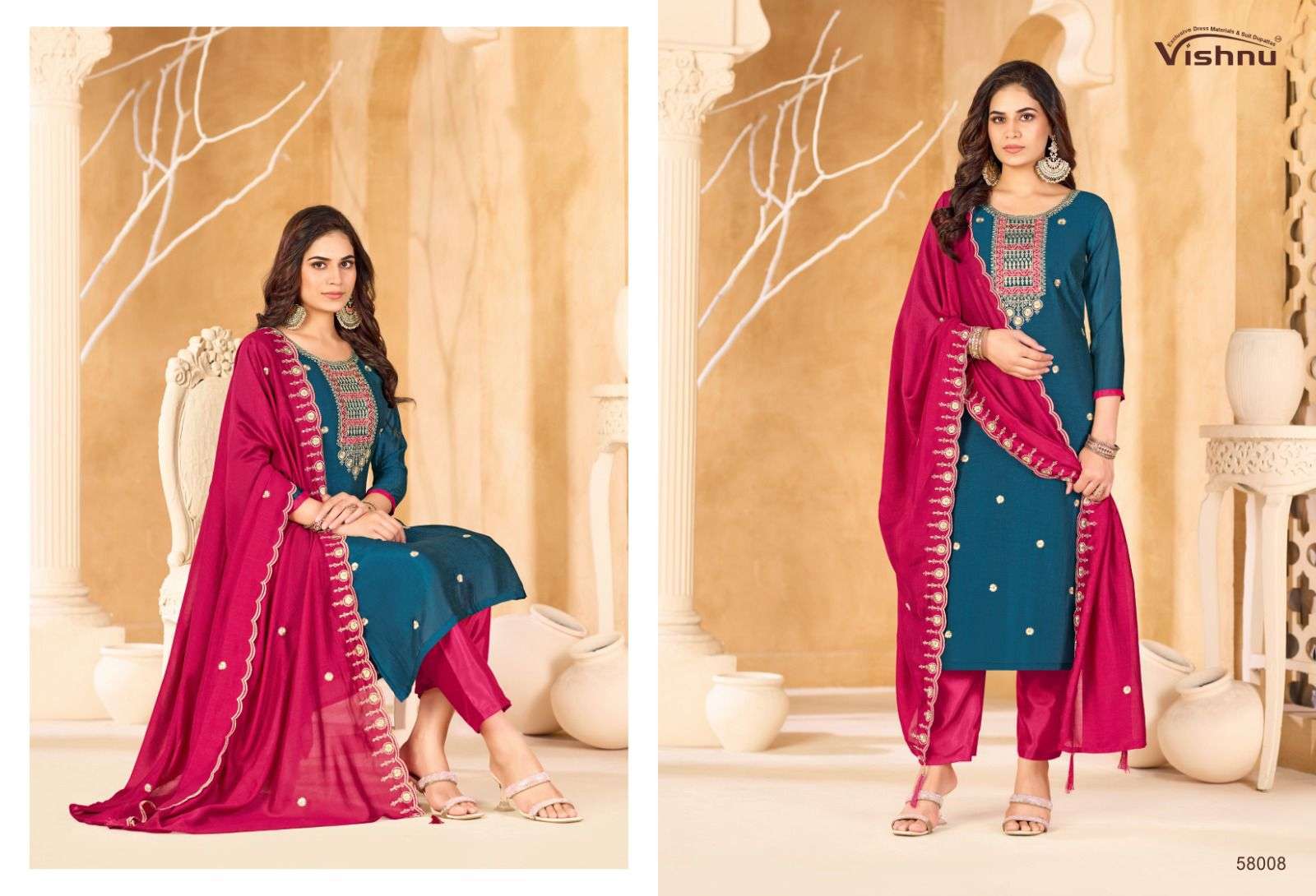 Vishnu Sukanya Dress fabric wholesalers in Ahmedabad