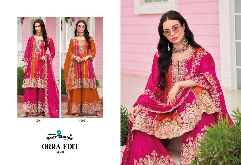 Your choice orra edit-3 pakistani Suits suppliers in Surat